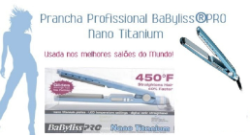 chapa babyliss nano titanium 230° original